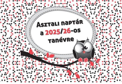 Naptár, diák, asztali, álló, REALSYSTEM, 2025/2026 tanév (NAT78360025)