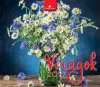 Naptár, asztali, havi, álló, mini, DAYLINER Virágok (NAVIFALVIU)