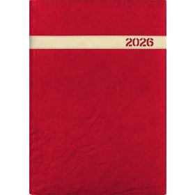   Naptár, tervező, B5, heti, DAYLINER, The Boss, bordó (NBOHBOU)