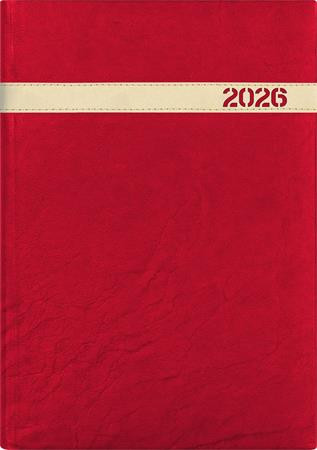 Naptár, tervező, B5, heti, DAYLINER, The Boss, bordó (NBOHBOU)