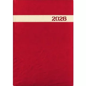   Naptár, tervező, A5, napi, DAYLINER, The Boss, bordó (NBONBOU)