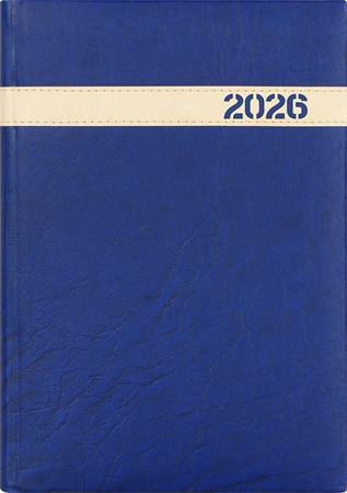 Naptár, tervező, A5, napi, DAYLINER, The Boss, kék (NBONKKU)