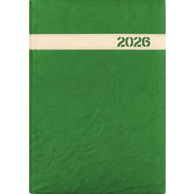   Naptár, tervező, A5, napi, DAYLINER, The Boss, zöld (NBONZOU)