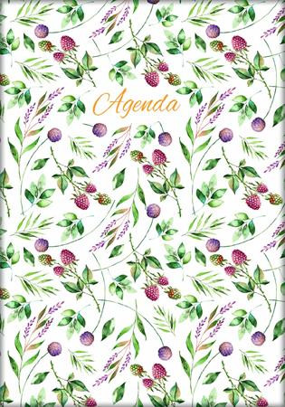 Naptár, tervező, A5, heti, DAYLINER, Colors, Berries (NCA5HBEU)