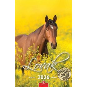 Naptár, fali, CSG Lovak (NCFN088)