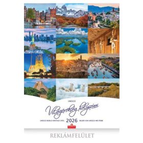 Naptár, fali, CSG Világörökség helyszínei (NCU013)