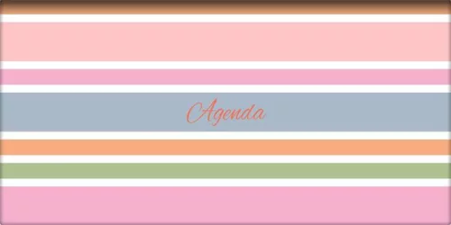 Zsebnaptár, fekvő elrendezésű, DAYLINER, Colors Stripes (NCZSSTU)