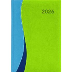   Naptár, tervező, A5, heti, DAYLINER, Dubai, kék-zöld (NDA5HKZU)
