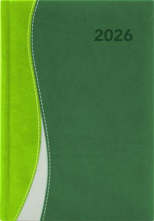 Naptár, tervező, A5, heti, DAYLINER, Dubai, zöld-zöld (NDA5HZZU)