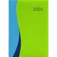 Naptár, tervező, A5, napi, DAYLINER, Dubai, kék-zöld (NDA5KZU)