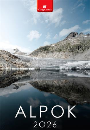 Naptár, fali, DAYLINER, Alpok (NFAALB4U)