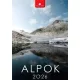Naptár, fali, DAYLINER, Alpok (NFAALB4U)