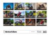 Naptár, fali, DAYLINER, Motorbikes (NFAH152U)