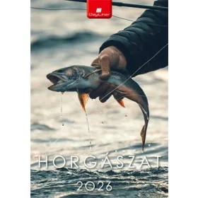 Naptár, fali, DAYLINER, Horgász (NFAHOB4U)