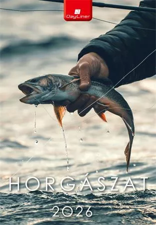 Naptár, fali, DAYLINER, Horgász (NFAHOB4U)