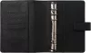 Kalendárium, gyűrűs, betétlapokkal, personal méret, FILOFAX Camden, fekete (NFX022403)