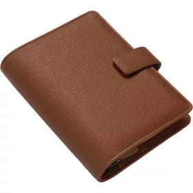   Kalendárium, gyűrűs, betétlapokkal, personal méret, FILOFAX Camden, mokka (NFX022405)