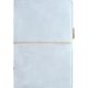 Kalendárium, gyűrűs, betétlapokkal, personal méret, FILOFAX, Domino Soft, pasztellkék (NFX022578)