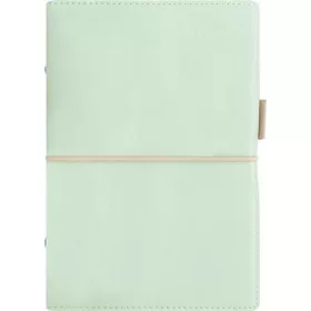   Kalendárium, gyűrűs, betétlapokkal, personal méret, FILOFAX, Domino Soft, pasztellzöld (NFX022579)