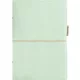 Kalendárium, gyűrűs, betétlapokkal, personal méret, FILOFAX, Domino Soft, pasztellzöld (NFX022579)