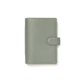   Kalendárium, gyűrűs, betétlapokkal, personal méret, FILOFAX Norfolk, zöld (NFX022636)