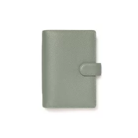  Kalendárium, gyűrűs, betétlapokkal, personal méret, FILOFAX Norfolk, zöld (NFX022636)