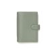 Kalendárium, gyűrűs, betétlapokkal, personal méret, FILOFAX Norfolk, zöld (NFX022636)