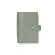 Kalendárium, gyűrűs, betétlapokkal, personal méret, FILOFAX Norfolk, zöld (NFX022636)