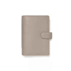   Kalendárium, gyűrűs, betétlapokkal, personal méret, FILOFAX Norfolk, barnásszürke (NFX022642)