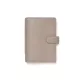 Kalendárium, gyűrűs, betétlapokkal, personal méret, FILOFAX Norfolk, barnásszürke (NFX022642)