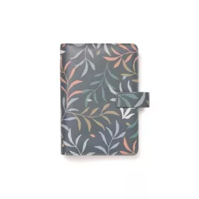   Kalendárium, gyűrűs, betétlapokkal, personal méret, FILOFAX Botanical, sötétkék (NFX022645)