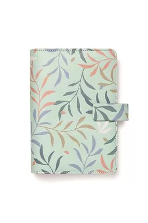 Kalendárium, gyűrűs, betétlapokkal, personal méret, FILOFAX Botanical, menta (NFX022648)