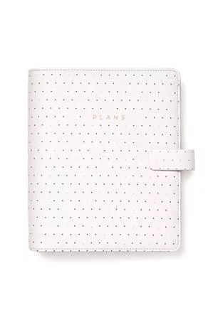 Kalendárium, gyűrűs, betétlapokkal, A5, FILOFAX Moonlight, fehér (NFX022652)