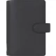 Kalendárium, gyűrűs, betétlapokkal, personal méret, FILOFAX Norfolk, fekete (NFX022668)