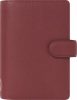 Kalendárium, gyűrűs, betétlapokkal, A5, FILOFAX Norfolk, bordó (NFX022672)