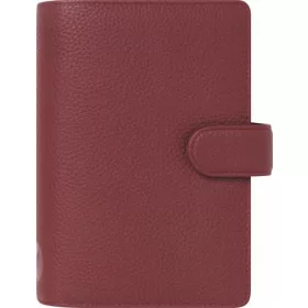   Kalendárium, gyűrűs, betétlapokkal, A5, FILOFAX Norfolk, bordó (NFX022672)