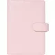 Kalendárium, gyűrűs, betétlapokkal, pocket méret, FILOFAX Saffiano, halvány rózsaszín (NFX022697)