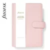 Kalendárium, gyűrűs, betétlapokkal, personal méret, FILOFAX Saffiano, halvány rózsaszín (NFX022698)