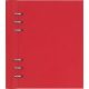 Tervező, naptár és füzet betéttel, A5, FILOFAX Clipbook Classic, piros (NFX023615)
