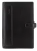 Kalendárium, gyűrűs, betétlapokkal, personal méret, FILOFAX, Holborn, fekete (NFX025116)