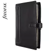 Kalendárium, gyűrűs, betétlapokkal, personal méret, FILOFAX, Holborn, fekete (NFX025116)