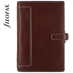   Kalendárium, gyűrűs, betétlapokkal, personal méret, FILOFAX, Holborn, barna (NFX025120)