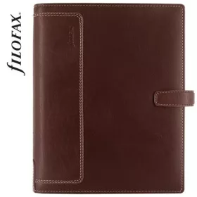   Kalendárium, gyűrűs, betétlapokkal, A5 méret, FILOFAX, Holborn, barna (NFX025122)