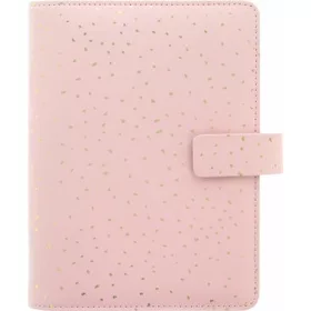   Kalendárium, gyűrűs, betétlapokkal, personal méret, FILOFAX, Confetti, rózsakvarc (NFX028723)