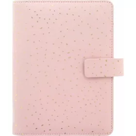   Kalendárium, gyűrűs, betétlapokkal, pocket méret, FILOFAX, Confetti, rózsakvarc (NFX028725)