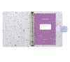 Kalendárium, gyűrűs, betétlapokkal, pocket méret, FILOFAX, Expressions, kék (NFX028729)