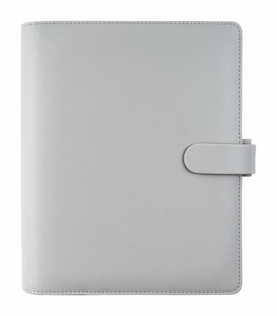 Kalendárium, gyűrűs, betétlapokkal, personal méret, FILOFAX Saffiano, gránit (NFX028805)