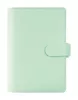 Kalendárium, gyűrűs, betétlapokkal, personal méret, FILOFAX Saffiano, menta (NFX028806)
