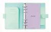 Kalendárium, gyűrűs, betétlapokkal, personal méret, FILOFAX Saffiano, menta (NFX028806)