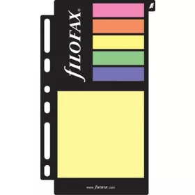   Kalendárium betét, öntapadó jelölőcímke és jegyzet, nagy, FILOFAX, színes (NFX130136)